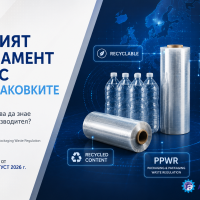 Новият Регламент на ЕС за опаковките (PPWR): какво трябва да знае всеки бизнес преди 12 август 2026 г.