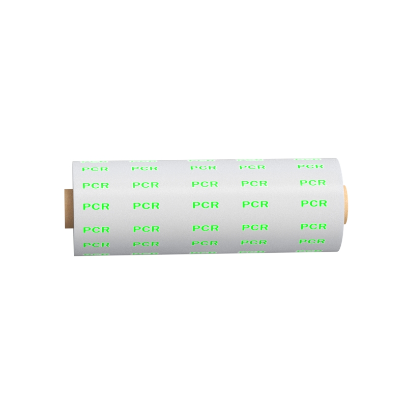 With PCR / recycled material /